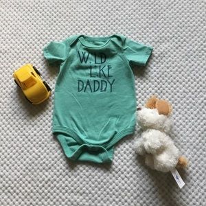 CIRCO Wild Like Daddy ONESIE 0/3 months NWOT